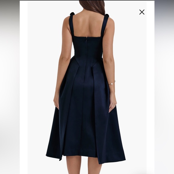 House of CB  Paloma Plunge Neck Sleeveless Midi Dress - Picture 2 of 7